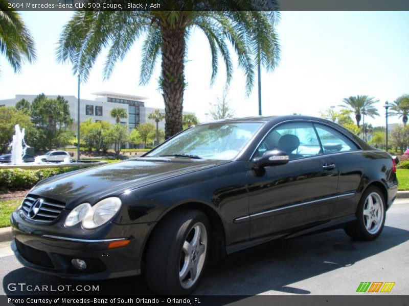 Black / Ash 2004 Mercedes-Benz CLK 500 Coupe