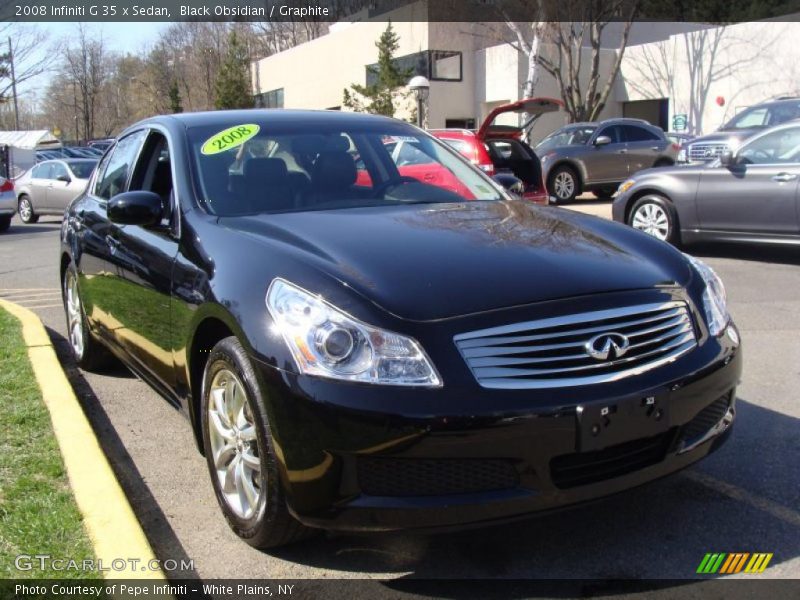 Black Obsidian / Graphite 2008 Infiniti G 35 x Sedan