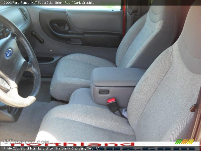 Bright Red / Dark Graphite 2001 Ford Ranger XLT SuperCab