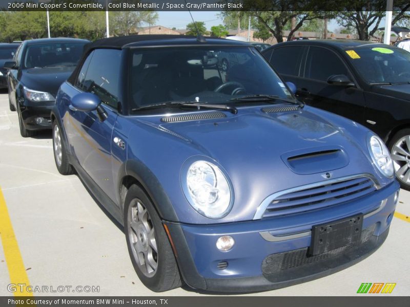 Cool Blue Metallic / Space Gray/Panther Black 2006 Mini Cooper S Convertible