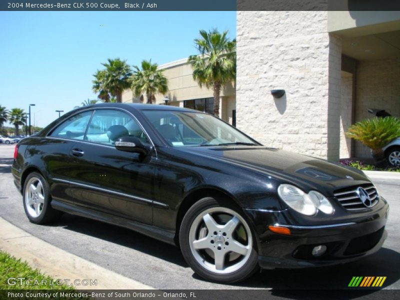 Black / Ash 2004 Mercedes-Benz CLK 500 Coupe