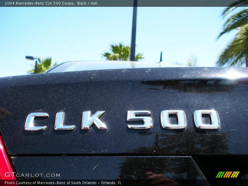Black / Ash 2004 Mercedes-Benz CLK 500 Coupe