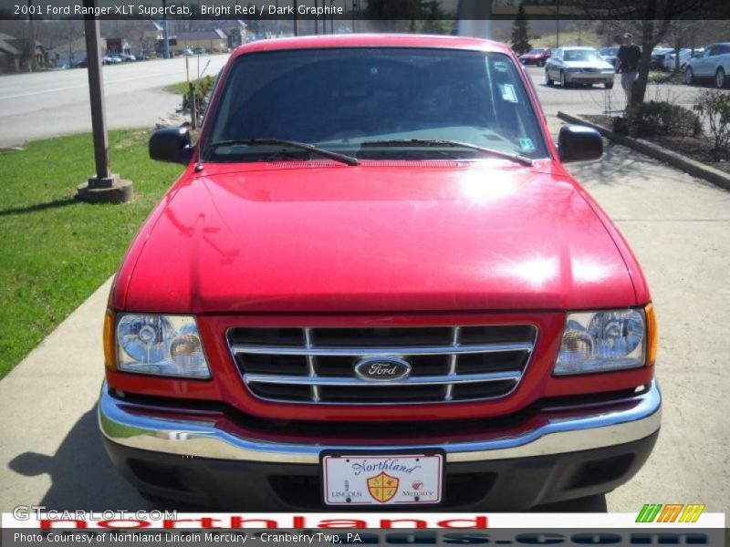 Bright Red / Dark Graphite 2001 Ford Ranger XLT SuperCab