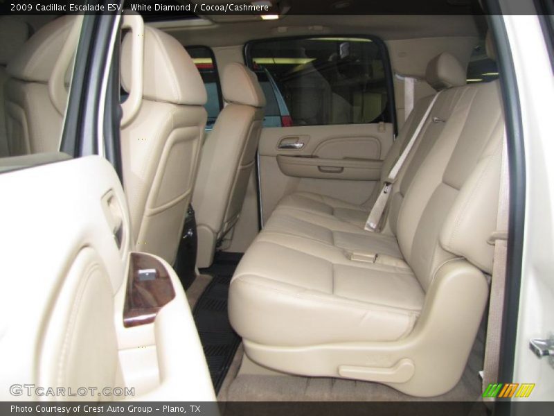 White Diamond / Cocoa/Cashmere 2009 Cadillac Escalade ESV