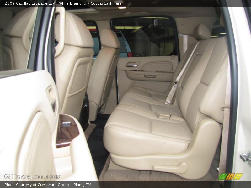 White Diamond / Cocoa/Cashmere 2009 Cadillac Escalade ESV