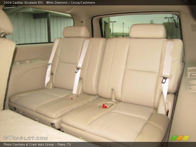 White Diamond / Cocoa/Cashmere 2009 Cadillac Escalade ESV