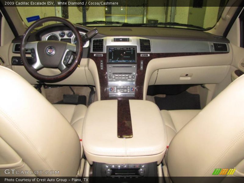 White Diamond / Cocoa/Cashmere 2009 Cadillac Escalade ESV