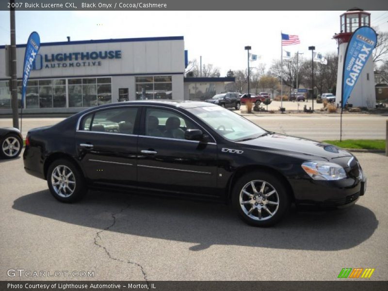 Black Onyx / Cocoa/Cashmere 2007 Buick Lucerne CXL