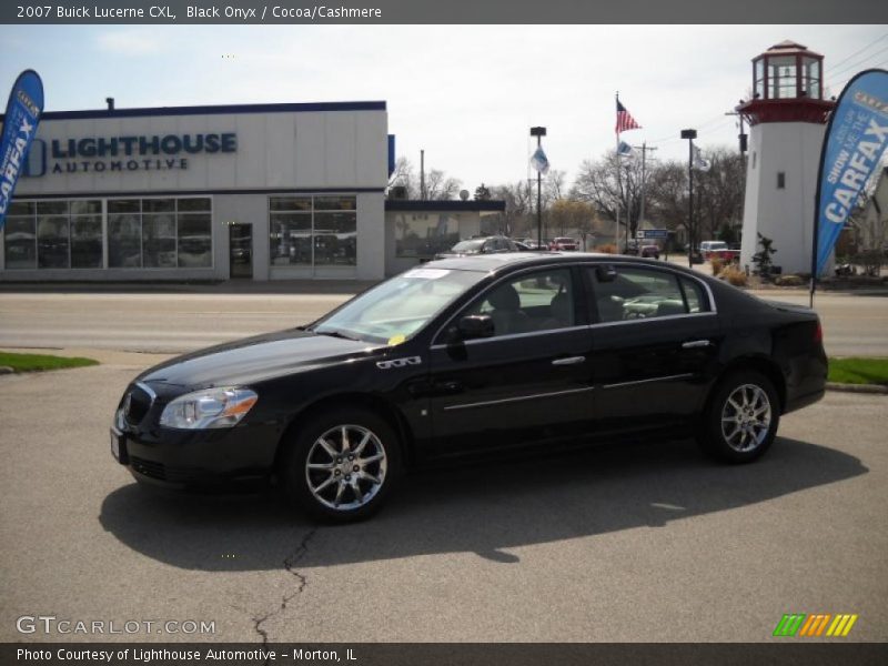 Black Onyx / Cocoa/Cashmere 2007 Buick Lucerne CXL