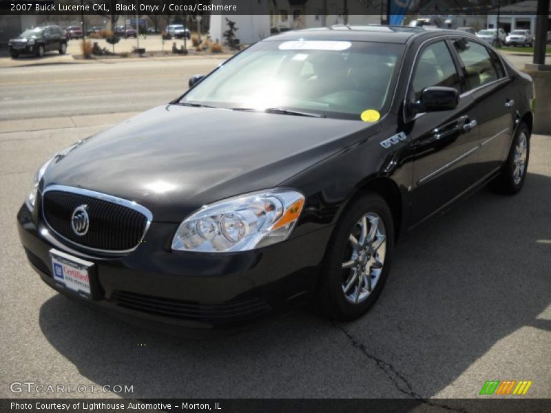 Black Onyx / Cocoa/Cashmere 2007 Buick Lucerne CXL