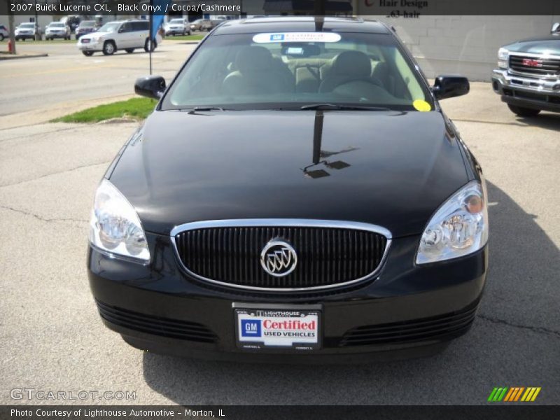Black Onyx / Cocoa/Cashmere 2007 Buick Lucerne CXL