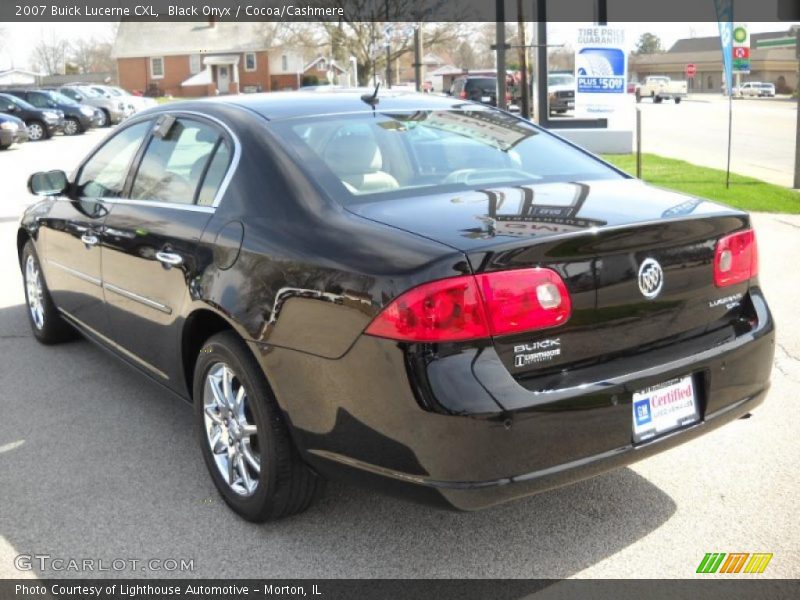 Black Onyx / Cocoa/Cashmere 2007 Buick Lucerne CXL
