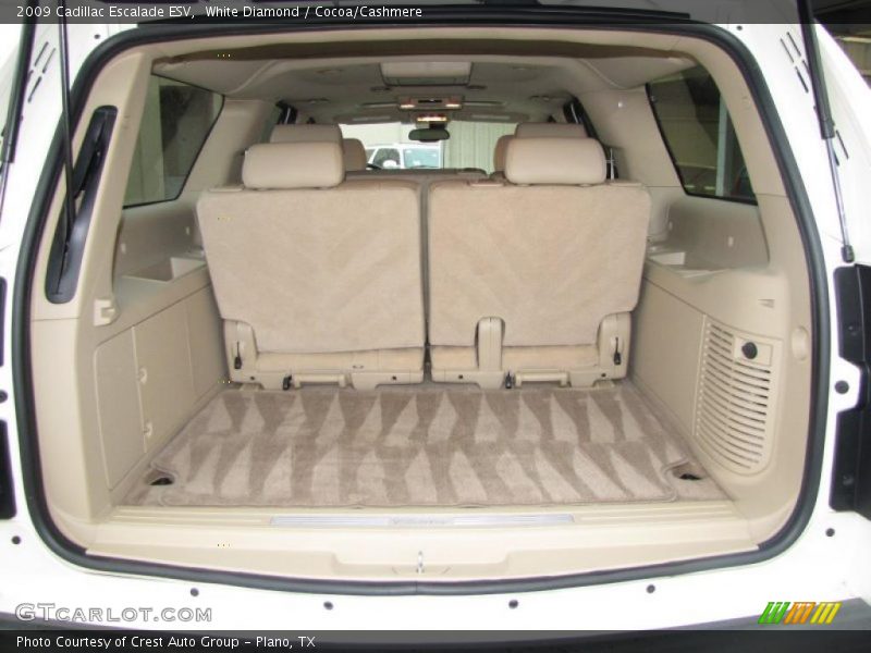 White Diamond / Cocoa/Cashmere 2009 Cadillac Escalade ESV