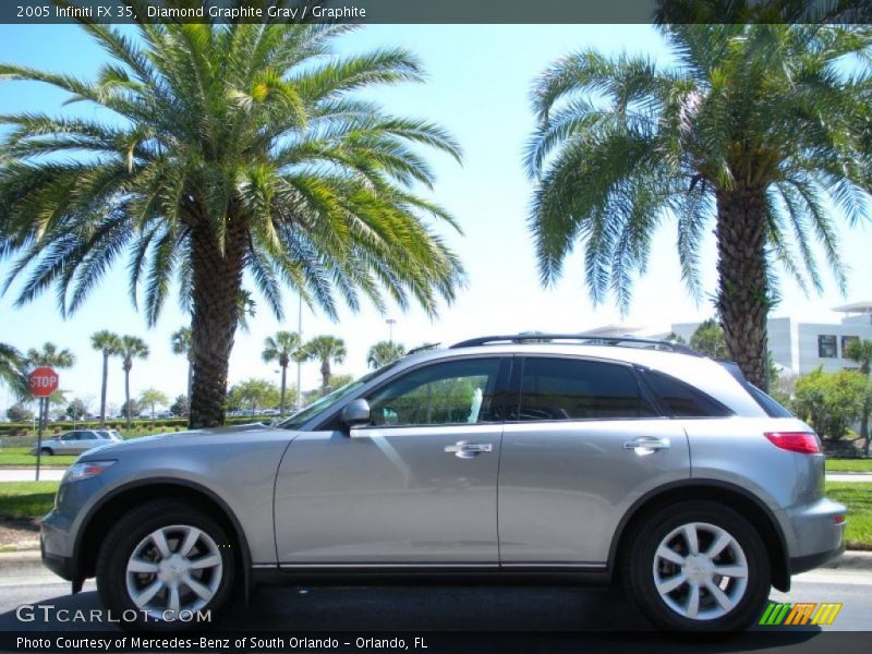 Diamond Graphite Gray / Graphite 2005 Infiniti FX 35
