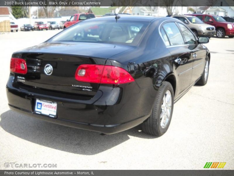 Black Onyx / Cocoa/Cashmere 2007 Buick Lucerne CXL