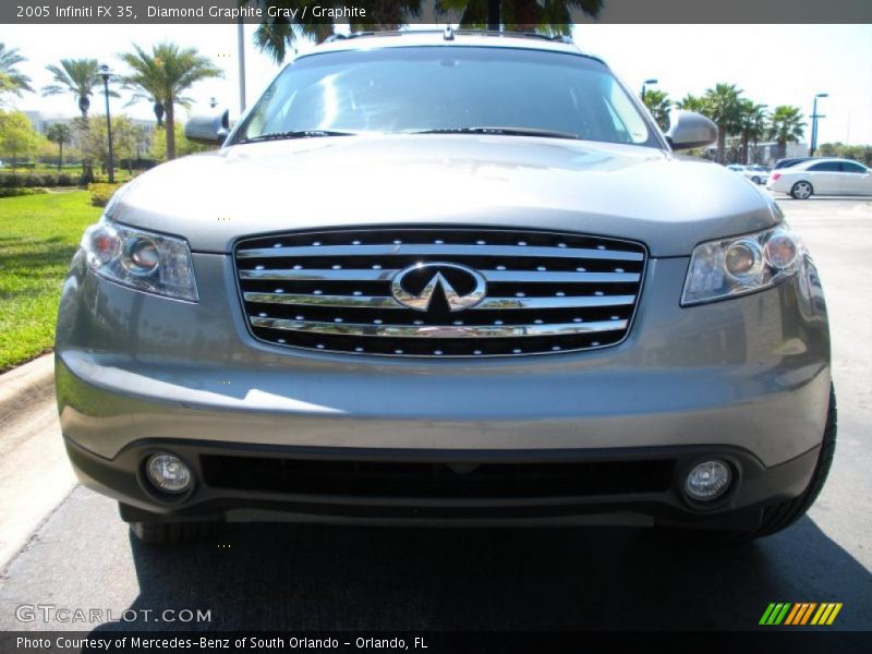 Diamond Graphite Gray / Graphite 2005 Infiniti FX 35