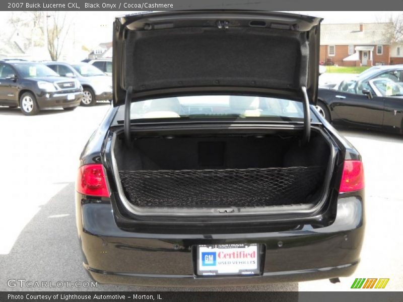 Black Onyx / Cocoa/Cashmere 2007 Buick Lucerne CXL