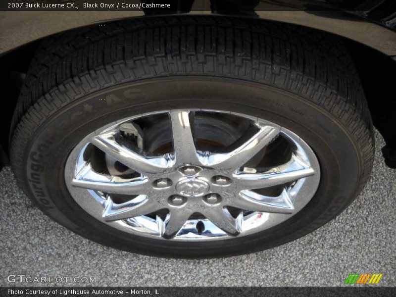 Black Onyx / Cocoa/Cashmere 2007 Buick Lucerne CXL