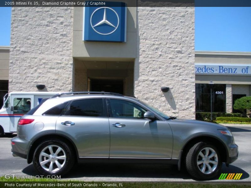 Diamond Graphite Gray / Graphite 2005 Infiniti FX 35