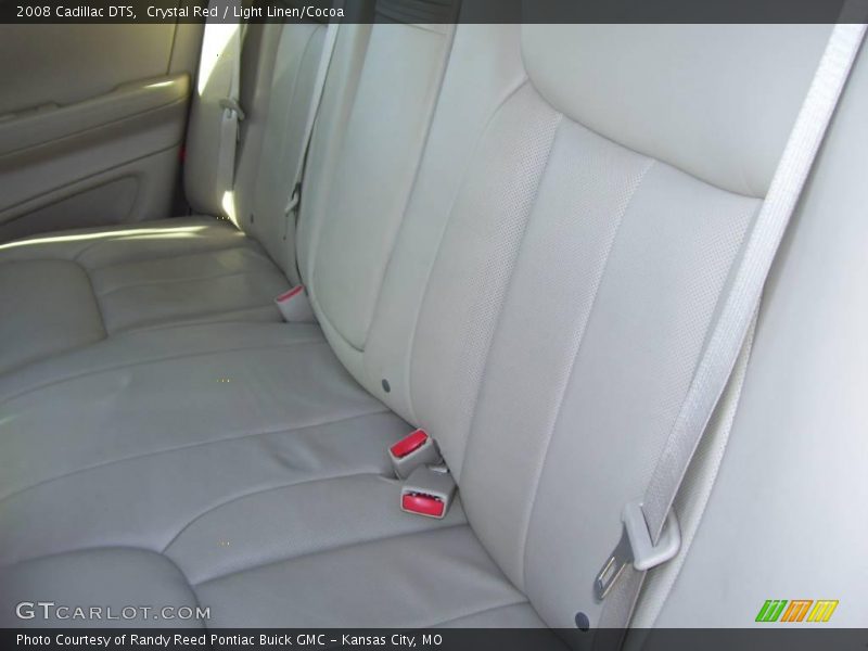 Crystal Red / Light Linen/Cocoa 2008 Cadillac DTS