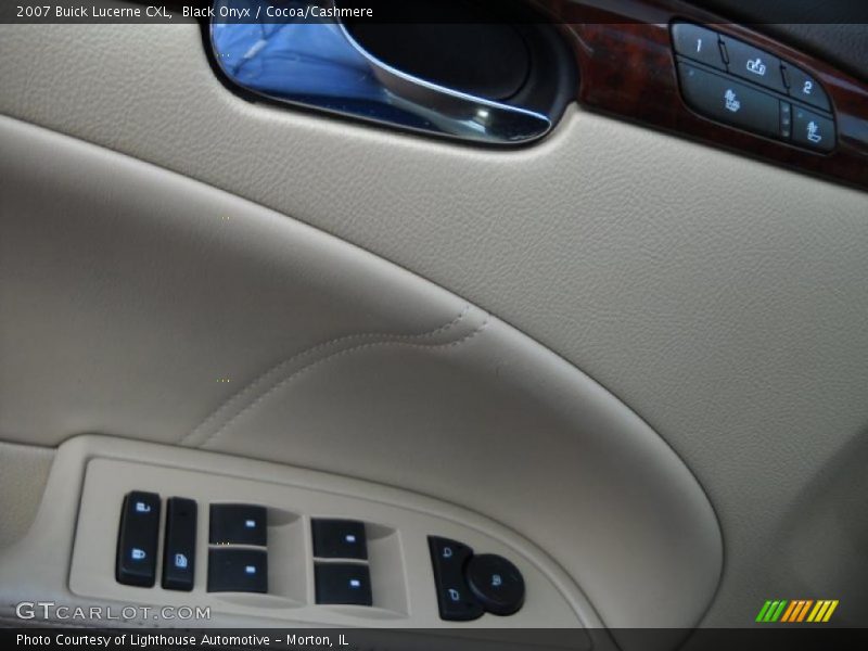Black Onyx / Cocoa/Cashmere 2007 Buick Lucerne CXL