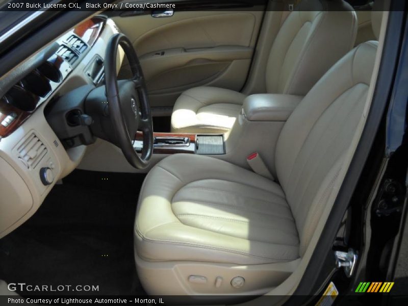 Black Onyx / Cocoa/Cashmere 2007 Buick Lucerne CXL