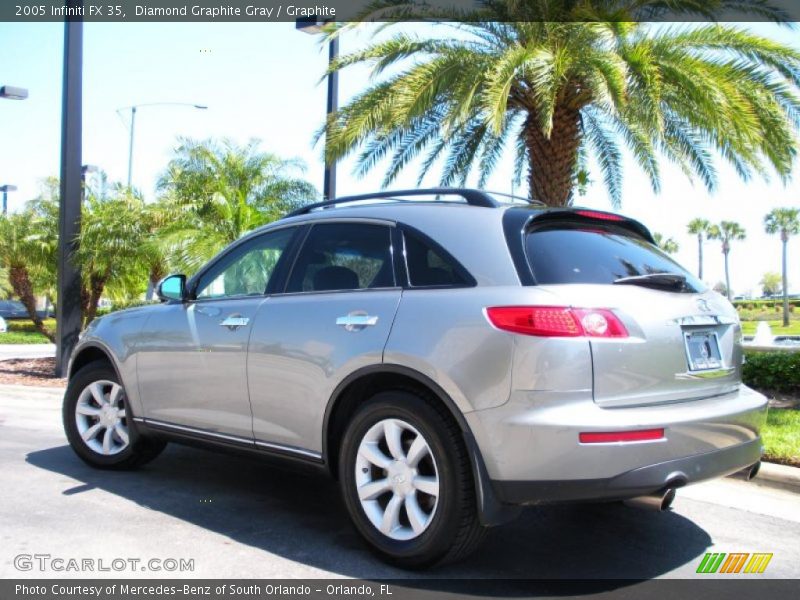 Diamond Graphite Gray / Graphite 2005 Infiniti FX 35