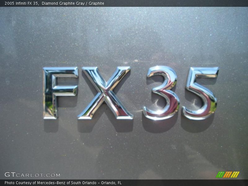 Diamond Graphite Gray / Graphite 2005 Infiniti FX 35