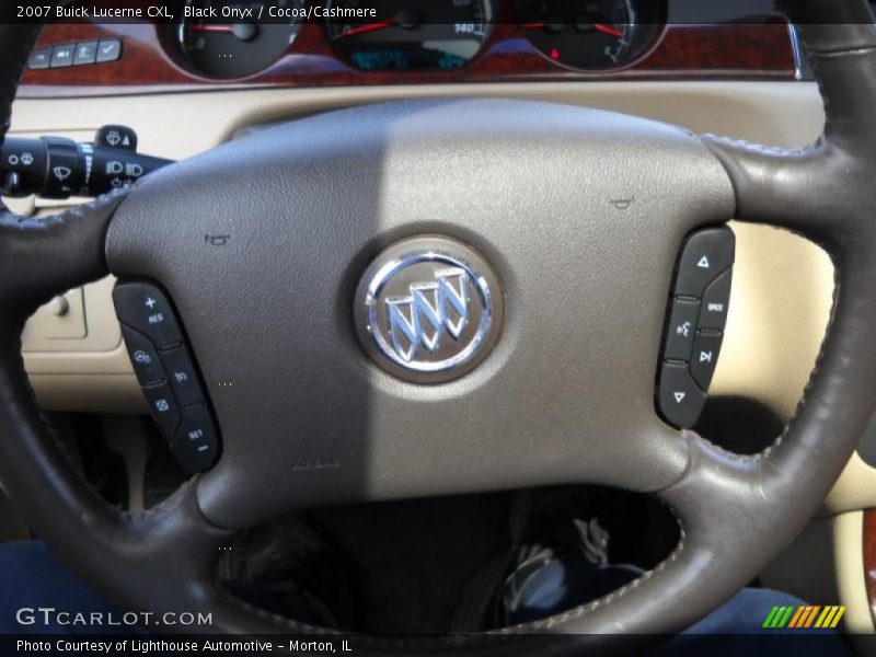 Black Onyx / Cocoa/Cashmere 2007 Buick Lucerne CXL