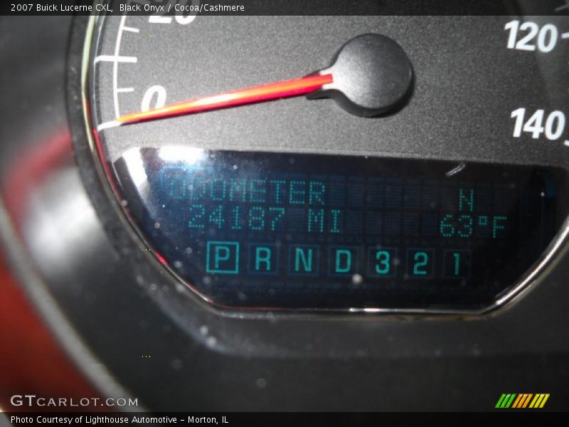 Black Onyx / Cocoa/Cashmere 2007 Buick Lucerne CXL