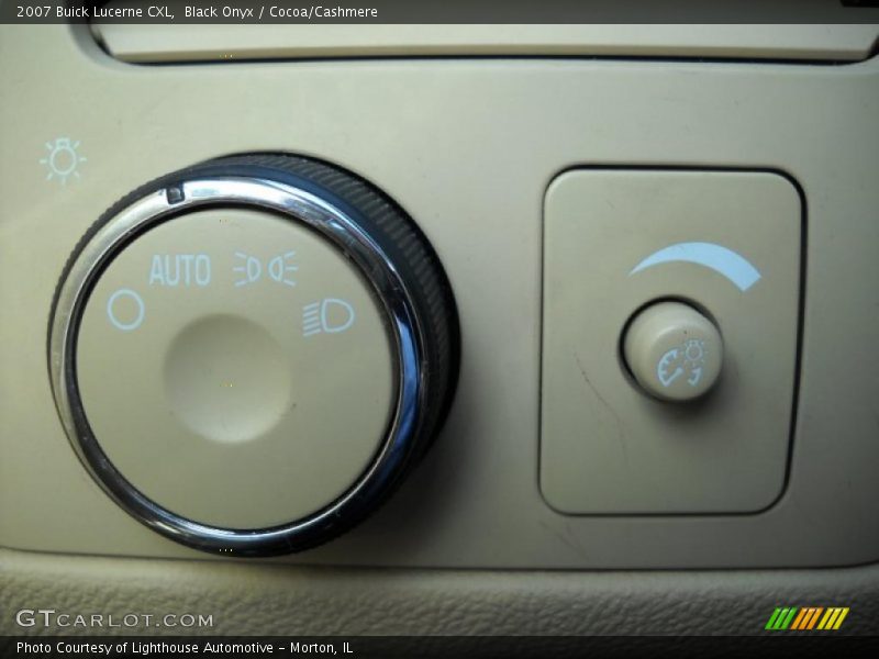 Black Onyx / Cocoa/Cashmere 2007 Buick Lucerne CXL
