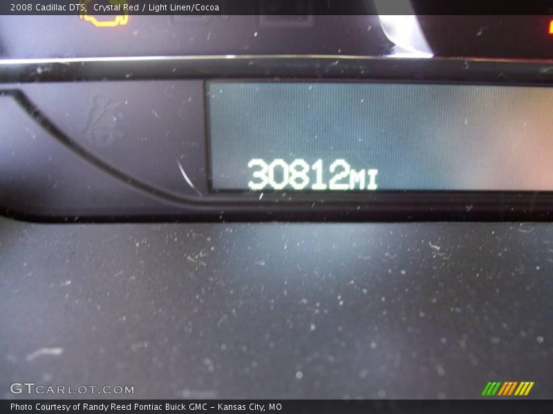 Crystal Red / Light Linen/Cocoa 2008 Cadillac DTS
