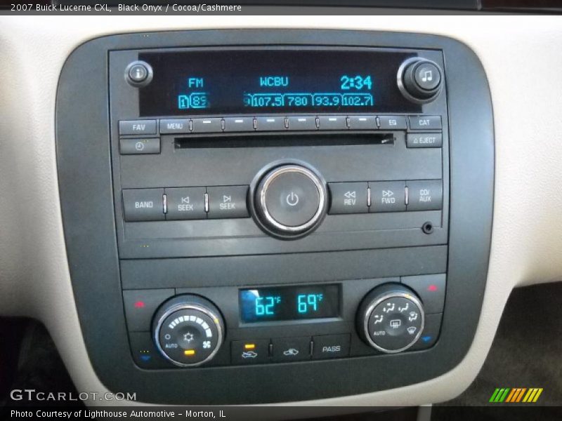 Black Onyx / Cocoa/Cashmere 2007 Buick Lucerne CXL