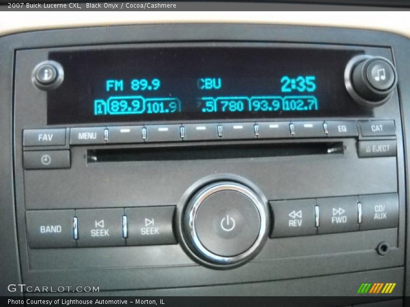 Black Onyx / Cocoa/Cashmere 2007 Buick Lucerne CXL