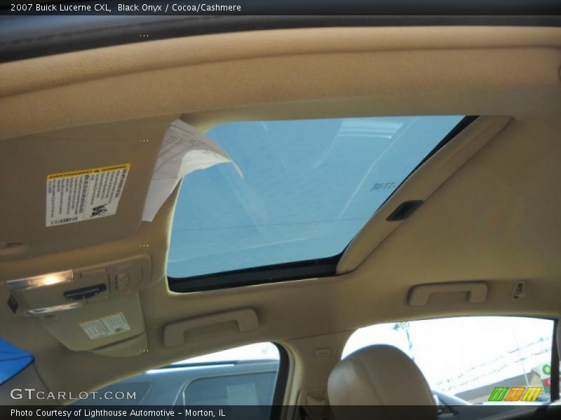 Black Onyx / Cocoa/Cashmere 2007 Buick Lucerne CXL