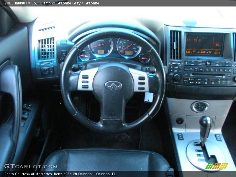 Diamond Graphite Gray / Graphite 2005 Infiniti FX 35