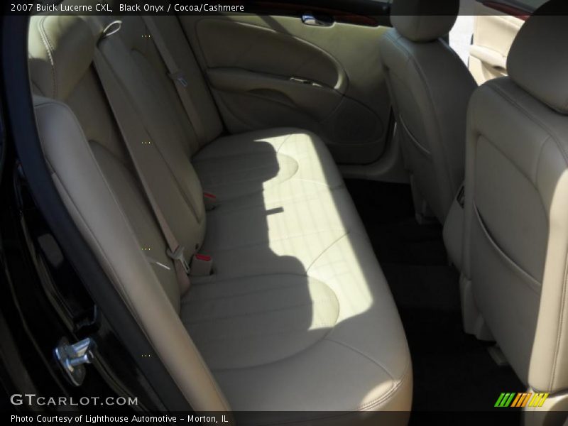 Black Onyx / Cocoa/Cashmere 2007 Buick Lucerne CXL
