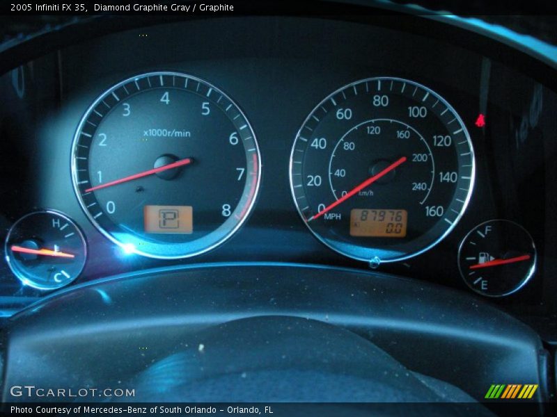 Diamond Graphite Gray / Graphite 2005 Infiniti FX 35