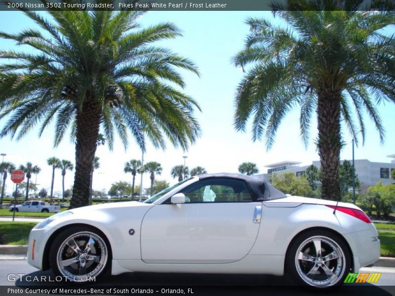 Pikes Peak White Pearl / Frost Leather 2006 Nissan 350Z Touring Roadster