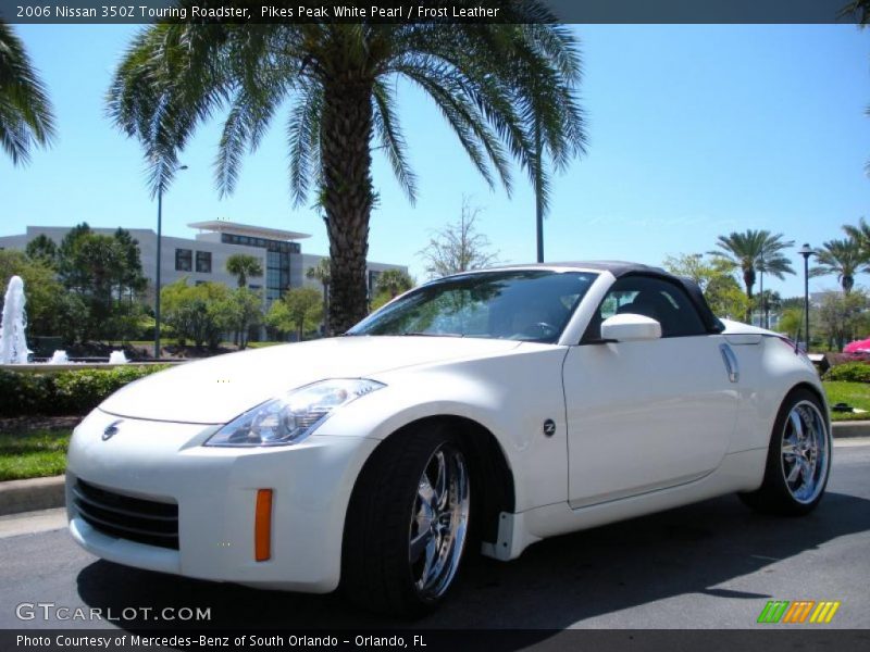 Pikes Peak White Pearl / Frost Leather 2006 Nissan 350Z Touring Roadster