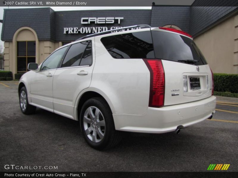 White Diamond / Ebony 2007 Cadillac SRX V8