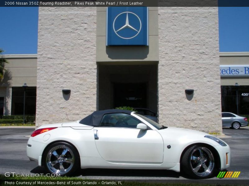 Pikes Peak White Pearl / Frost Leather 2006 Nissan 350Z Touring Roadster