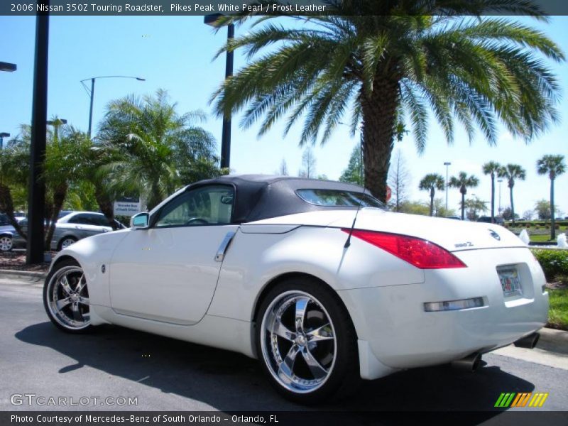 Pikes Peak White Pearl / Frost Leather 2006 Nissan 350Z Touring Roadster