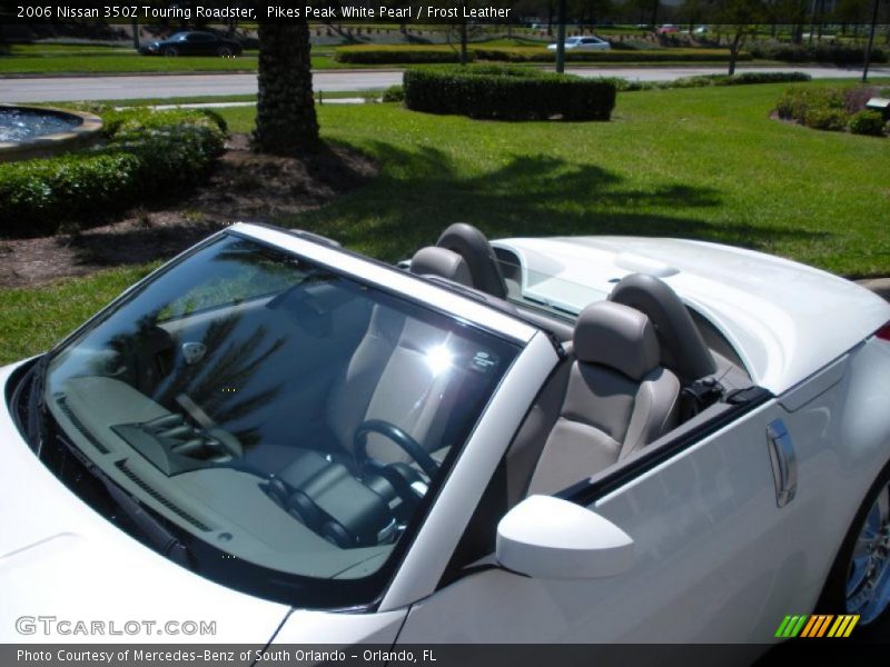 Pikes Peak White Pearl / Frost Leather 2006 Nissan 350Z Touring Roadster