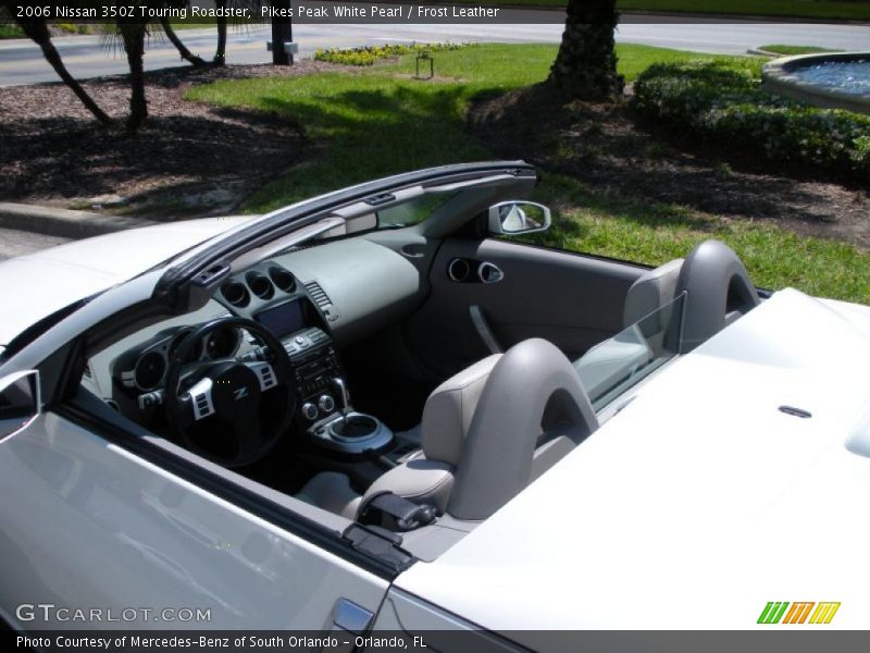 Pikes Peak White Pearl / Frost Leather 2006 Nissan 350Z Touring Roadster