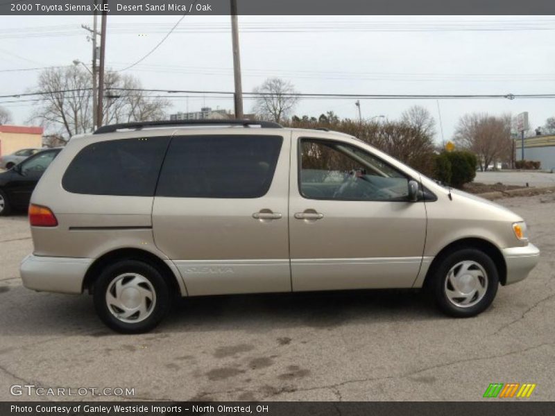 Desert Sand Mica / Oak 2000 Toyota Sienna XLE