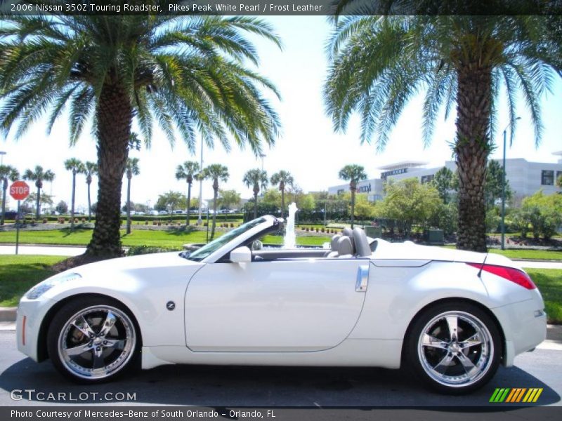 Pikes Peak White Pearl / Frost Leather 2006 Nissan 350Z Touring Roadster