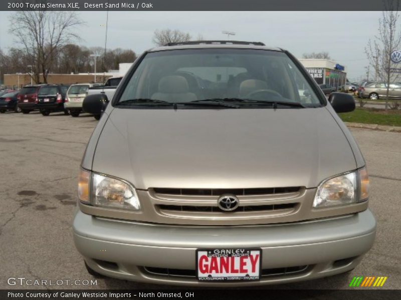 Desert Sand Mica / Oak 2000 Toyota Sienna XLE