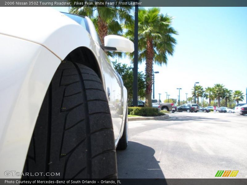 Pikes Peak White Pearl / Frost Leather 2006 Nissan 350Z Touring Roadster
