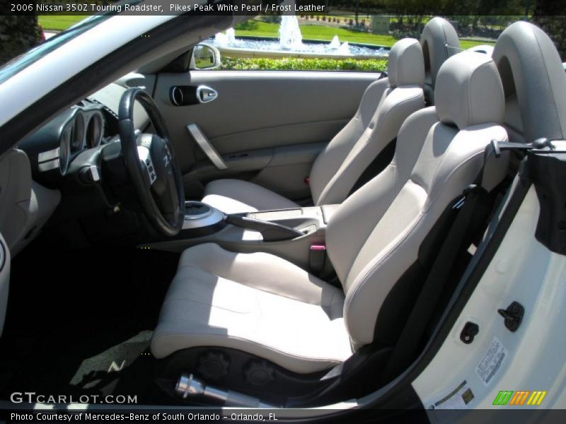 Pikes Peak White Pearl / Frost Leather 2006 Nissan 350Z Touring Roadster